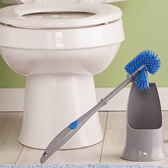 Ergonomic Toilet Brush and Holder