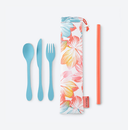 Eco Utensils and Straw Set