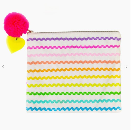 Reusable Bag | Ric Rac Ribbon Pouch